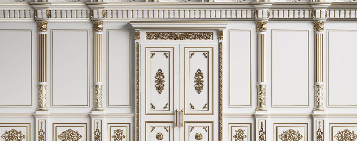 Adityaram Palace City – neo-classical entrance detail (artist's impression)
