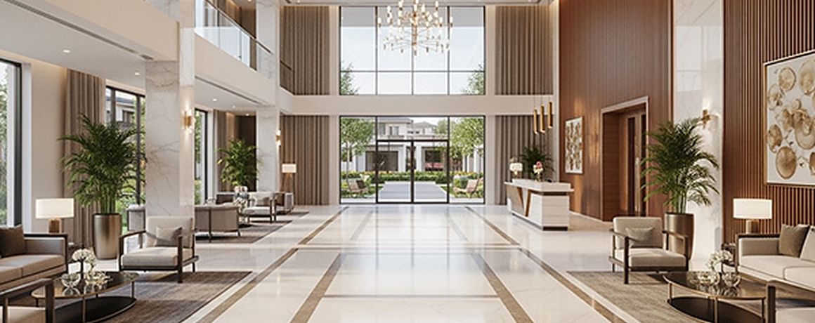 Adityaram Palace City – clubhouse grand lobby (artist's impression)
